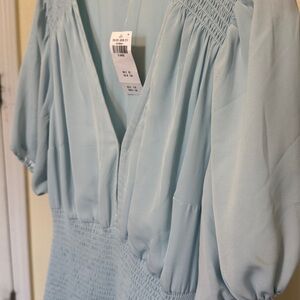Abercrombie & Fitch Elegant Light Blue Women's Dress